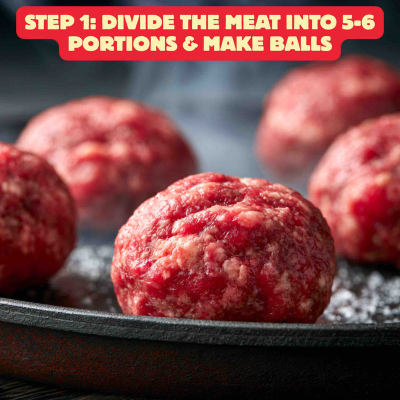 Beef Smash Burger Meat - 2