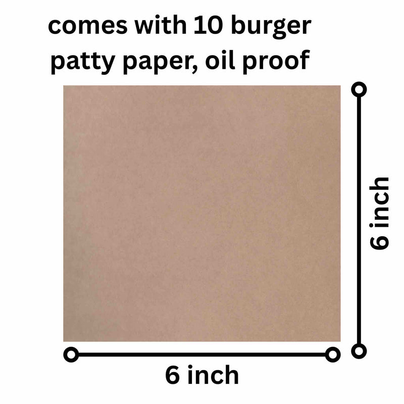 Burger Patty Parchment Paper