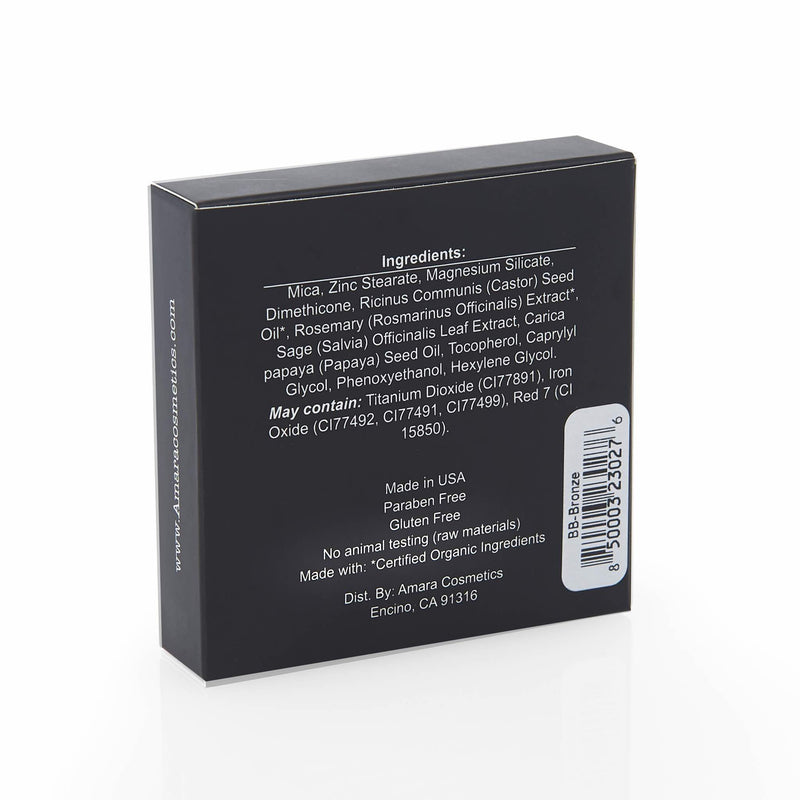 Amara Press Blush & Bronzer - Ingredients 