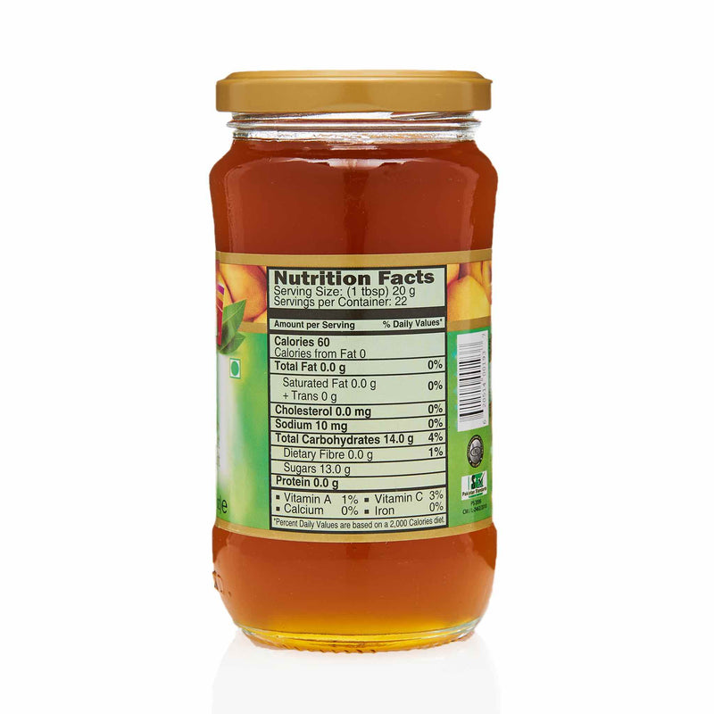 National Mango Jam - Nutritional Facts