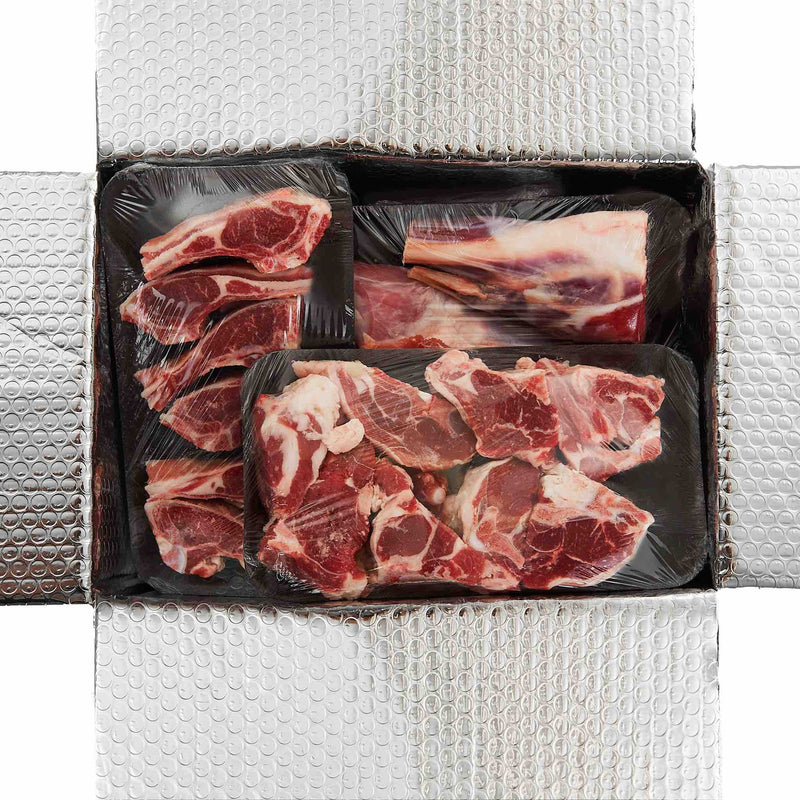 Zabiha Halal Full Small Lamb - Top View